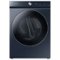 Samsung - OBX Bespoke 7.6 cu. ft. Ultra Capacity Electric Dryer with AI Optimal Dry and Super Speed Dry - Brushed Navy-Front_Standard