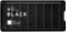 WD - P40 Game Drive for PC, PS4, PS5 and Xbox 1TB External USB 3.2 Gen 2x2 Portable SSD - Black-Front_Standard