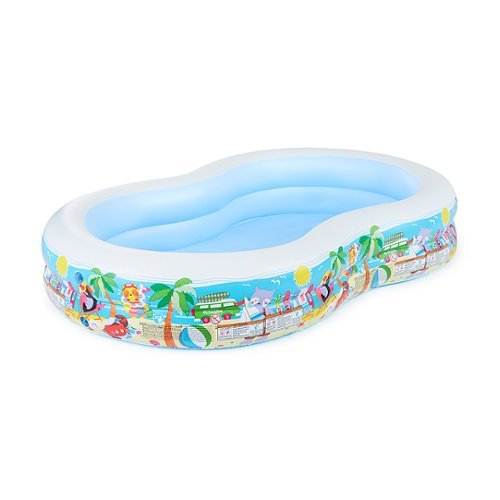 UPC 078257314621 product image for Intex - 8.5 ft. x 5.25 ft. x 18 in. Swim Center Paradise Seaside Inflatable Kidd | upcitemdb.com