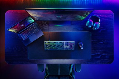 Razer DeathStalker V2 Full Size Wired Optical Linear Gaming Keyboard with Low-Profile Design - Black BUY IN EUROPE
