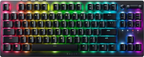 Razer - DeathStalker V2 Pro TKL Wireless Optical Linear Switch Gaming Keyboard with Low-Profile Design - Black