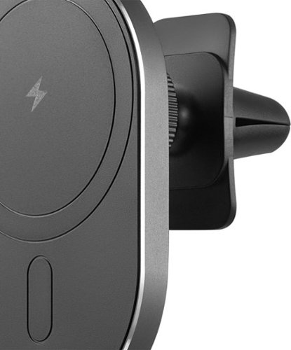 Best Buy essentials™ 7.5W Magnetic Wireless Vehicle Charger for iPhone 15/14/13/12 series - Black BUY IN MIDDLE EAST