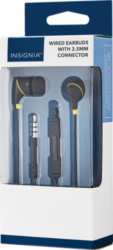 Insignia™ 3.5 mm Wired Earbud Headphone - Black HOW TO BUY