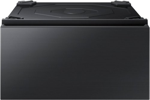 

Samsung - Bespoke 27-in Laundry Pedestal with Storage Drawer - Brushed Black