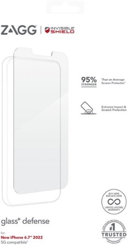 ZAGG InvisibleShield Glass+ Defense Screen Protector for Apple iPhone 14 Plus - Clear HOW TO BUY