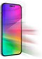 ZAGG - Glass+ Defense Elite VisionGuard Blue Light Filtering Screen Protector for Apple iPhone 14 Pro Max - Clear-Angle_Standard