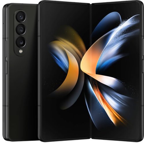 Samsung - Geek Squad Certified Refurbished Galaxy Z Fold4 1TB (Unlocked) - Phantom Black