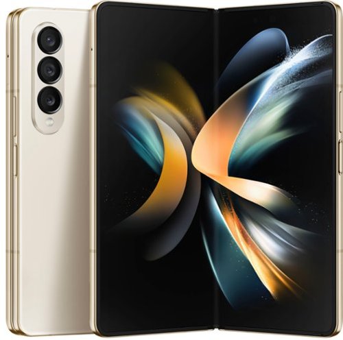 Samsung - Geek Squad Certified Refurbished Galaxy Z Fold4 512GB (Unlocked) - Beige