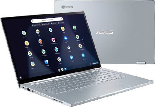 ASUS 2-in-1 14 Touchscreen Chromebook - Intel Core M3-8100Y - 8GB Memory - 64GB eMMC - Silver WORLDWIDE DELIVERY