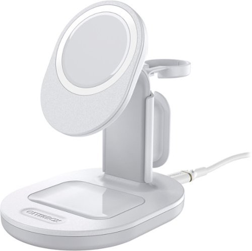 Image of OtterBox - 3-in-1 Charging Station for MagSafe - White