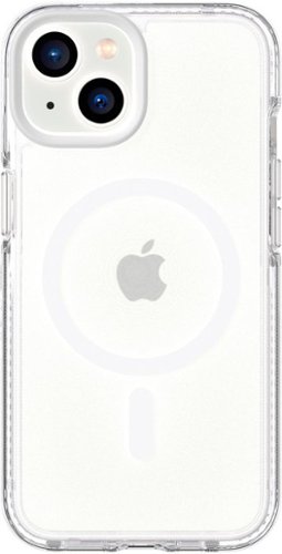 Tech21 - EvoCrystal Case with MagSafe for Apple iPhone 14 - White