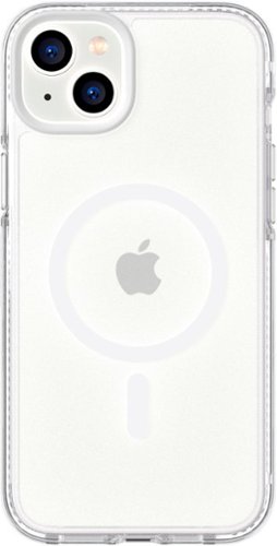 Tech21 - EvoCrystal Case with MagSafe for Apple iPhone 14 Plus - White