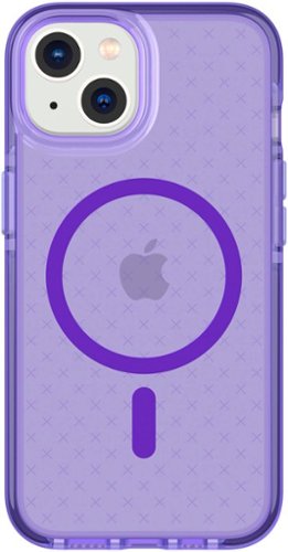 

Tech21 - EvoCheck Case with MagSafe for Apple iPhone 14 - Wondrous Purple