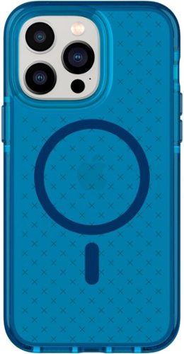 Tech21 - EvoCheck Case with MagSafe for Apple iPhone 14 Pro Max - Classic Blue