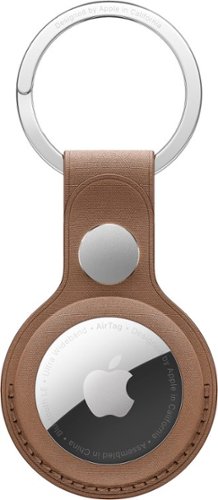 Apple - AirTag FineWoven Key Ring - Taupe