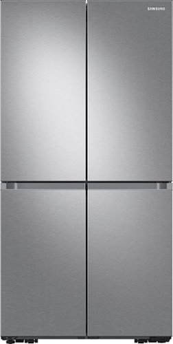Samsung - OBX 23 cu. ft. 4-Door Flex French Door Counter Depth Refrigerator with WiFi, Beverage Center and Dual Ice Maker