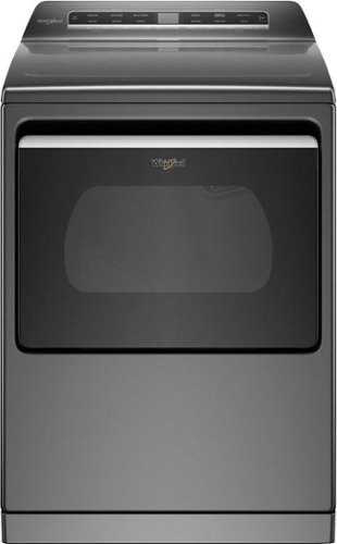 Whirlpool - 7.4 Cu. Ft. Smart Gas Dryer with Steam and Advanced Moisture Sensing - Chrome Shadow