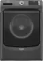 Front. Maytag - 4.5 Cu. Ft. High-Efficiency Stackable Front Load Washer with Steam and Fresh Spin - Volcano Black.