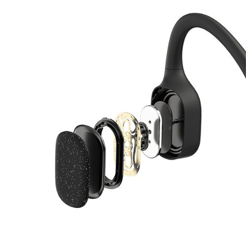 Shokz OpenSwim Bone Conduction Open-Ear MP3 Swimming Headphones - Black WORLDWIDE DELIVERY