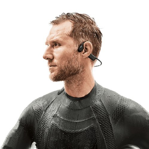 Shokz OpenSwim Bone Conduction Open-Ear MP3 Swimming Headphones - Black GLOBAL SHIPPING