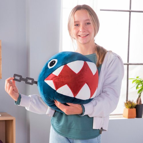 TOMY Club Mocchi Mocchi - Super Mario Chain Chomp 15 Mega Plush WORLDWIDE DELIVERY