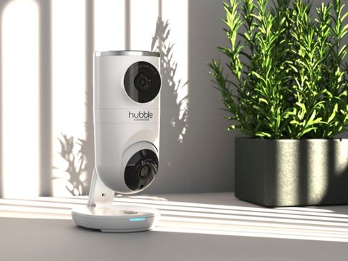 Hubble Connected Nursery Pal Dual Vision 5 Smart HD Dual Camera Baby Monitor with Motion Tracking and Sleep Routine Management - White WHERE TO BUY