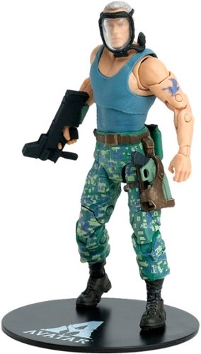 McFarlane Toys Avatar 7 Miles Quaritch Figure GLOBAL SHIPPING