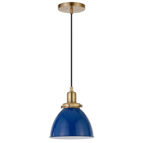 

Camden&Wells - Madison Pendant Light - Blue/Brass