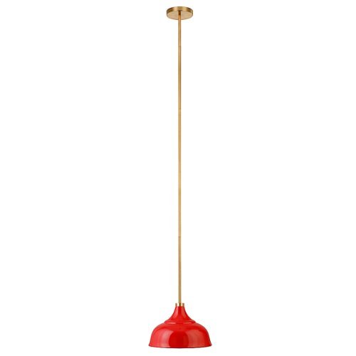 

Camden&Wells - Mackenzie Pendant Light - Poppy Red/Brass