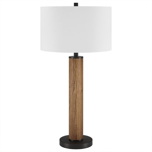 

Camden&Wells - Harlow Table Lamp - Rustic Oak/Blackened Bronze
