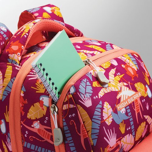 High Sierra Ollie Back to School Backpack - Orchid Jungle GLOBAL SHIPPING