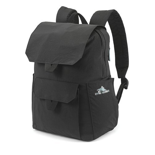 High Sierra - Kiera Mini Backpack for 11" Tablet - Black/Slate Blue