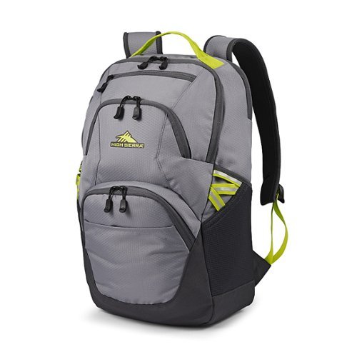 High Sierra - Swoop SG Backpack - Steel Gray/Neon Green