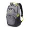 High Sierra - Swoop SG Backpack for 17" Laptop - Steel Gray/Neon Green-Front_Standard