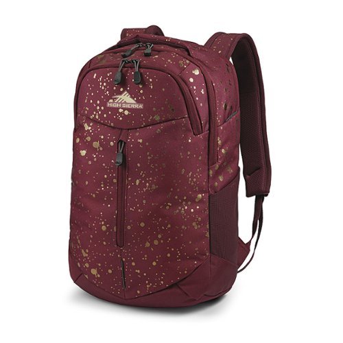 High Sierra - Swerve Pro Laptop Backpack for 17" Laptop - Copper Splatter/Maroon