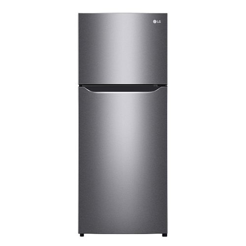 LG - 6.6 Cu. Ft. Top-Freezer Counter-Depth Refrigerator - Platinum Silver