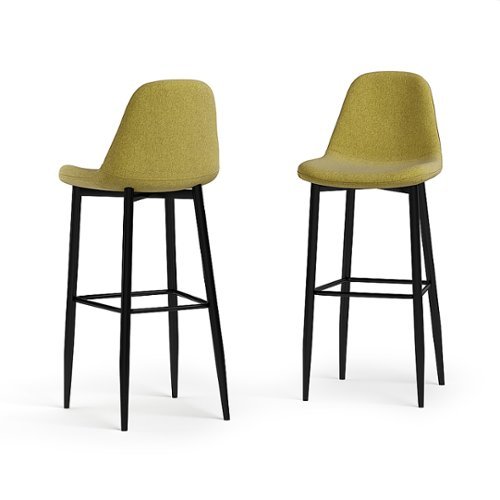 

Simpli Home - Laurel Bar Stool (Set of 2) - Acid Green