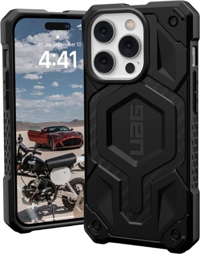 UAG - Monarch Series Case with Magsafe for iPhone 14 Pro - Carbon Fiber