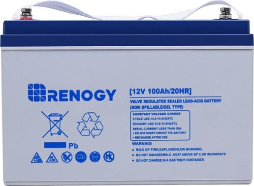 Renogy - 12-Volt 200Ah Deep Cycle Hybrid GEL Battery