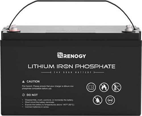 Renogy - 24V 50Ah Lithium Iron Phosphate Battery