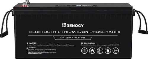 Renogy - 12V 200Ah Lithium Iron Phosphate Battery w/ BT