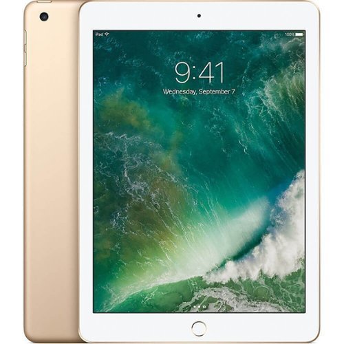 Apple - Pre-Owned iPad 9.7" (5th Generation) 32GB Wi-Fi Tablet - Gold