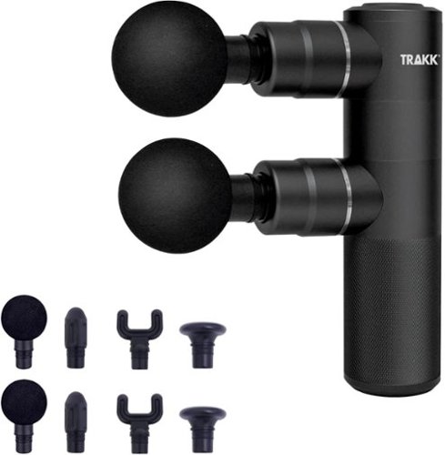 

TRAKK - Double Head Percussion Massage Gun - Black