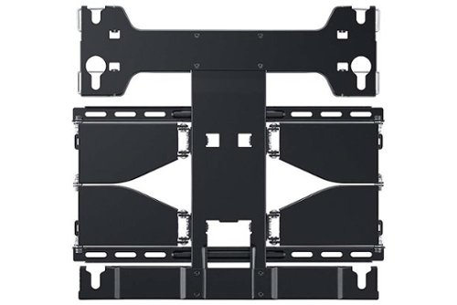 Samsung - Full Motion Slim Wall Mount Fits 56" - 75" TV - Black