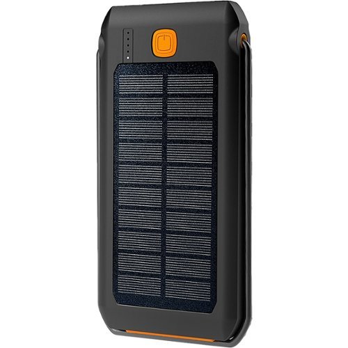 

ToughTested - LED10 10,000 mAh Portable Charger for Most USB-Enabled Devices - Black
