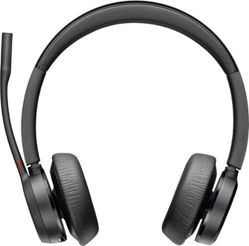 Poly formerly Plantronics - Voyager 4320 Wireless Noise Cancelling Stereo Headset with mic - Black WORLDWIDE DELIVERY