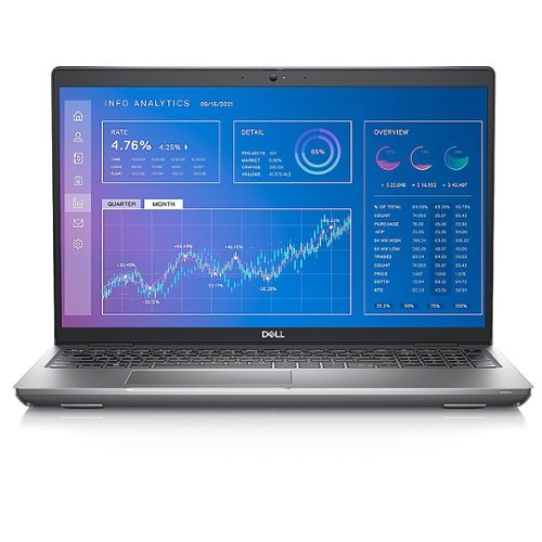 

Dell - Precision 3000 15.6" Laptop - Intel Core i5 - 16 GB Memory - NVIDIA T600 - 256 GB SSD - Titan Gray