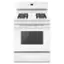 Front. Amana - 5.1 Cu. Ft. Freestanding Gas Range with Bake Assist Temps - White.