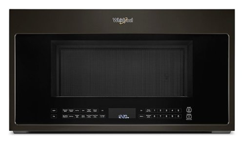 

Whirlpool - 1.9 Cu. Ft. Convection Over-the-Range Microwave with Air Fry Mode - Black Stainless Steel