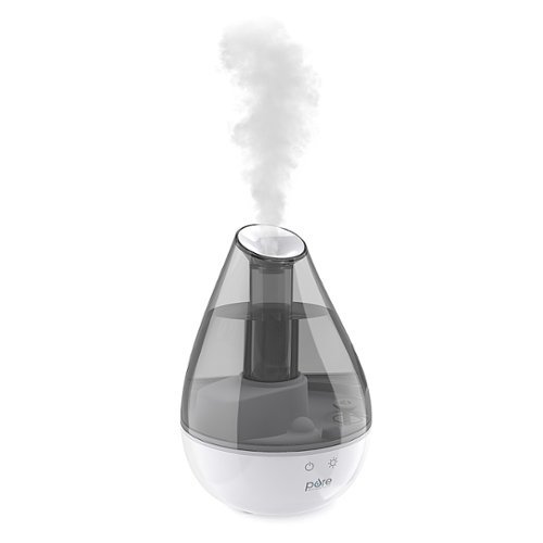 Pure Enrichment - MistAire Drop - Ultrasonic .34 Gal Cool Mist Humidifier - White